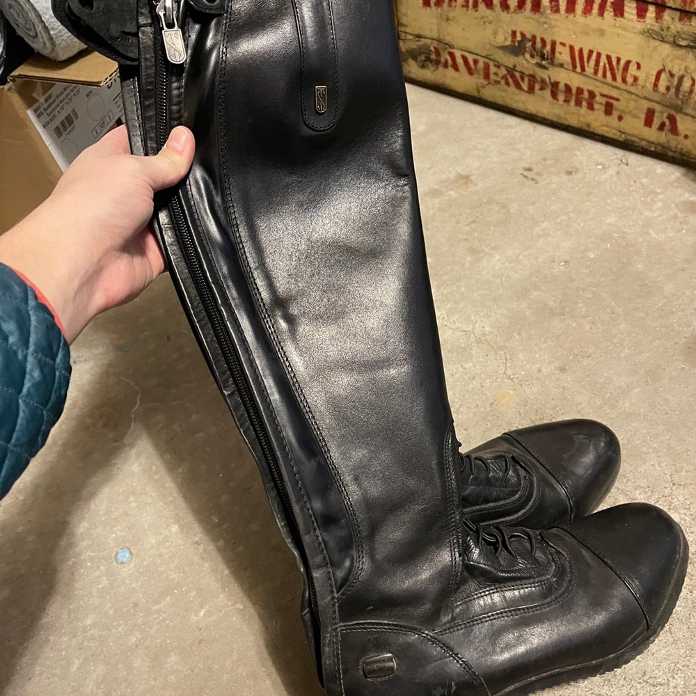 Tredstep Ladies Donatello Leather Tall Boots 38-SR